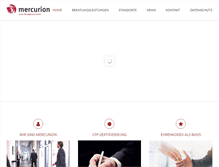 Tablet Screenshot of mercurion.de